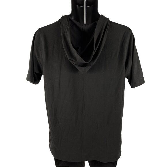 Mens Majestic Pittsburgh Pirates Lightweight T-Shirt Hoodie Size Medium Black - Picture 3 of 7